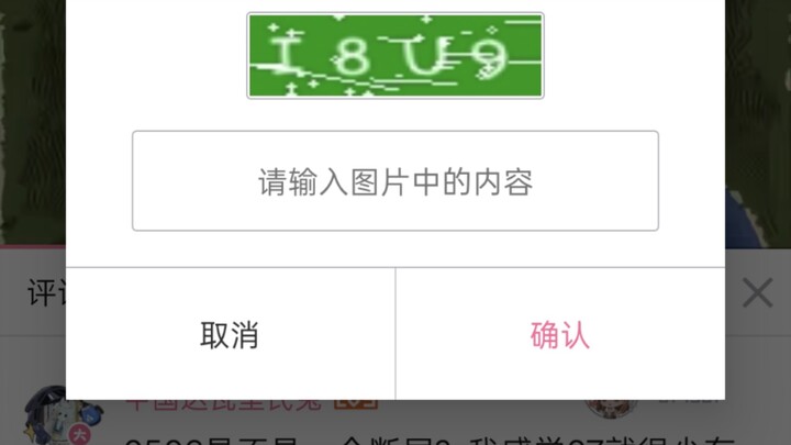 b站不知道第几个发评论都需要输验证码的人