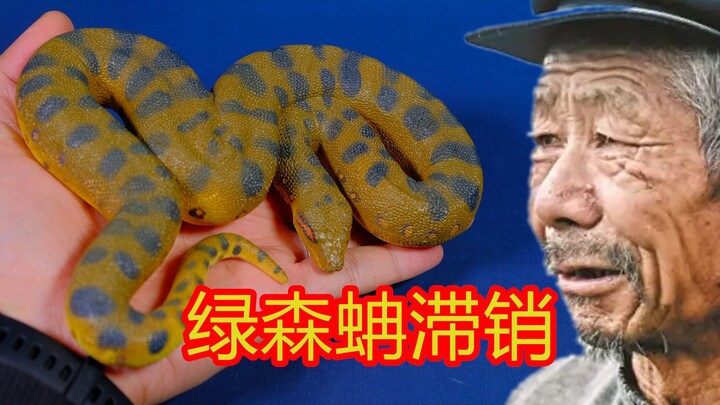 仅售138元！真香！ safari2022年绿森蚺模型 开箱评测