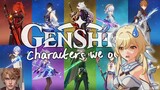 Genshin Characters My Friends and I Own! || WHALE EDITION (3.4) tiktok trend but its a rap lol