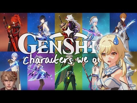 Genshin Characters My Friends and I Own! || WHALE EDITION (3.4) tiktok trend but its a rap lol