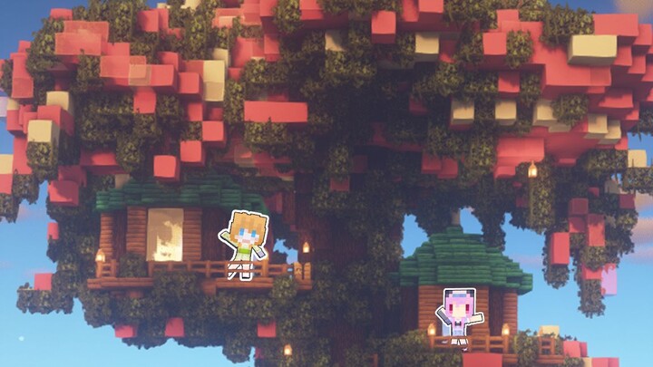 With more followers and likes, we actually built a little house!