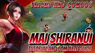 Mai Shiranui Tutorial and Complete Guide | Tricks and Combos | Honor of Kings Global | HoK