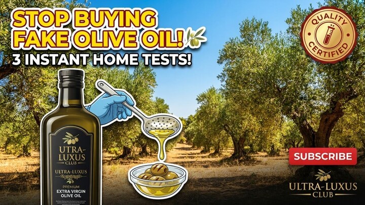 Stop Buying Fake Olive Oil! 🫒 How to Spot Real Extra Virgin Quality | Ultra Luxus Club