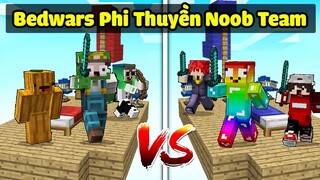BEDWARS KHANGG TROLL TEAM CỦA T GAMING BẰNG PHI THUYỀN CỰC VIP VÀ ĐÁNH BẠI NOOB TEAM TRONG MINECRAFT