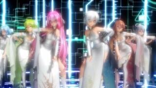 [MMD] นักร้องเสมือนจีนและญี่ปุ่นร่วมแสดงใน "Oracle Rules" [Ark Command]