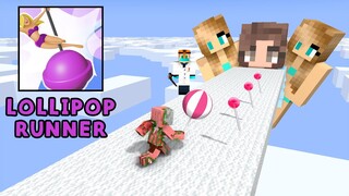 Monster School : LOLLIPOP RUNNER 2 CHALLENGE - Minecraft Animation