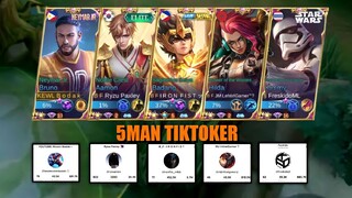 5 MAN TIKTOKERS - MLBB BRUNO