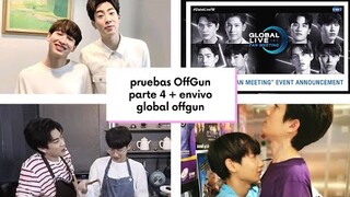 Pruebas OffGun parte 4 + fanmeeting global #offgun #offjumpol #gunatthaphan #GlobalLiveFM