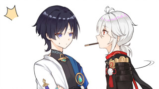 [Komik pendek Sanfeng] Edisi khusus Hari Valentine: permainan pocky...?