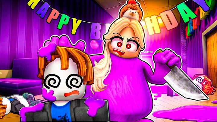 Madison IS Grimace!! Survive the Slasher on Roblox!