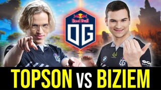 TOPSON vs BZM Mid Lane Battle FINALLY Happened! - OLD vs NEW OG Mid Laner