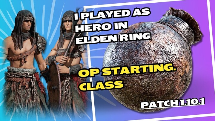 How I Became "HERO" Using IRON BALLS | Elden Ring Starting Class Build 2024