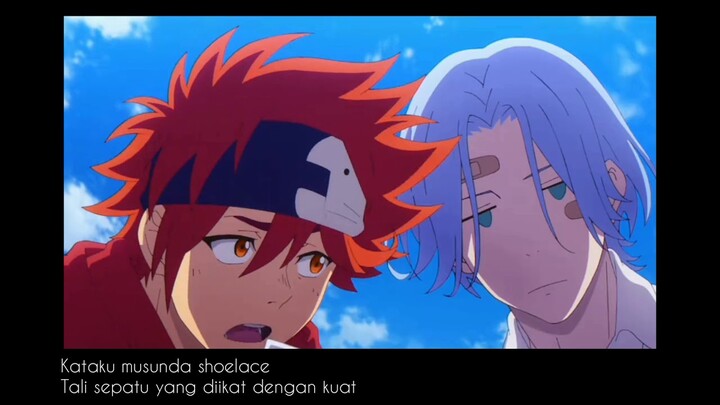 SK8 The Infinity Ed - Infinity | AMV | Indonesian - Romaji Lyrics | Just Langa and Reki moments