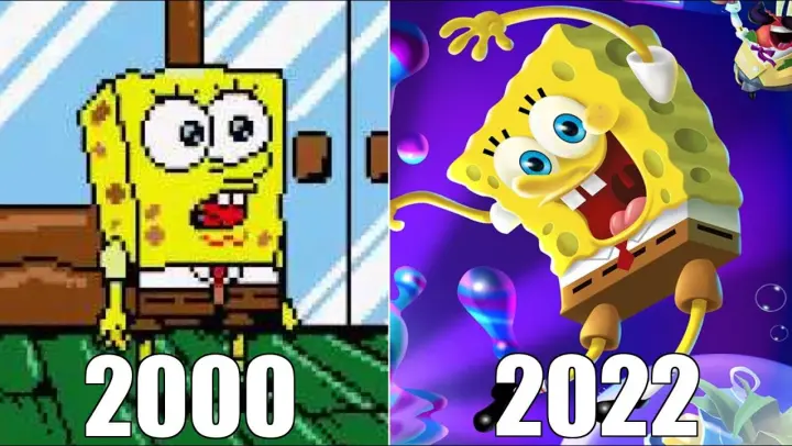 Evolution of SpongeBob Squarepants in Games [2000-2022]