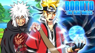 BORUTO ADULTE MODE ERMITE ET LE RETOUR DE JIRAYA ! LA MORT DE SASUKE ! TWO BLUE VORTEX EPISODE 4 !