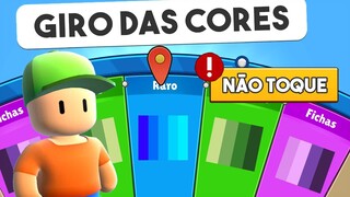 O GIRO DA SORTE DECIDE A COR QUE EU NÃO POSSO TOCAR NO STUMBLE GUYS!