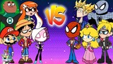 Teen Titans Go! Color Swap Meme Glow Up Dragon Ball Super Hero and One Piece SETC