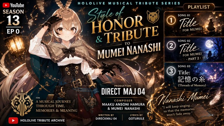 holollive musical tirbute series season 13 EP 0 mumei nanashi playlist