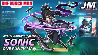 Mobile Legend : Mod Anime Skin Vận Tốc Âm Thanh Sonic - Jin Moba