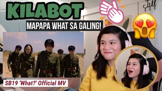 WHAT? OFFICIAL MUSIC VIDEO - SB19 I REACTION VIDEO