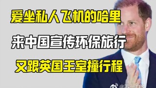 Harry đến Thượng Hải quảng bá du lịch thân thiện với môi trường, dù anh ấy chỉ đi máy bay riêng khôn