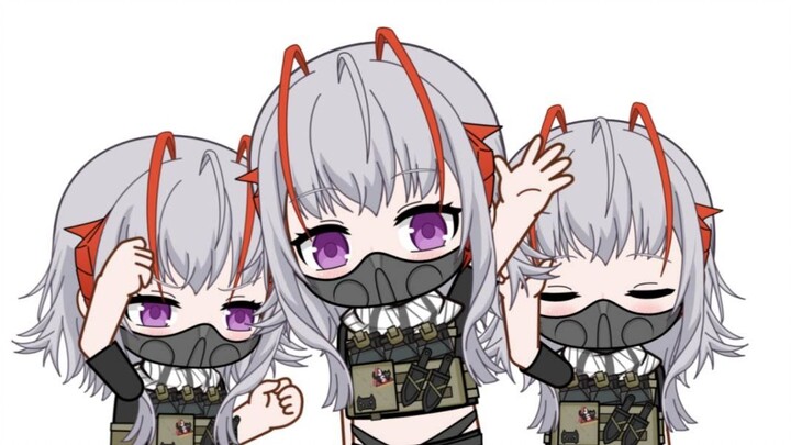 Mai Mouse excitedly displays the collaborative clothing
