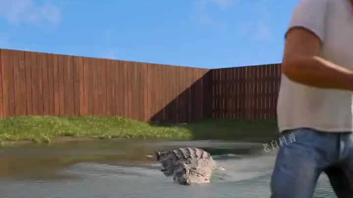 He rescued his best friend from the jaws of a crocodile.