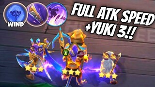 1 VS 10 !! HYPER IRITHEL SC WIND + YUKI SKILL 3 !! MAGIC CHESS MOBILE LEGENDS
