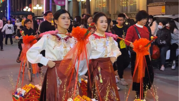 The flower basket road training in Gurao Hengshan Village will have formal activities in the first m