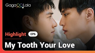 Just when I thought they're about to kiss in Taiwanese BL "My Tooth Your Love"...