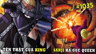 Queen thất bại trước sức mạnh Sanji, King bị chính phủ thí nghiệm - [ Spoiler One Piece 1035 ]