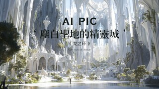 AI pic：龙之环－传闻中的诺多精灵族尘白圣地圣灵涏与护廷二十三城