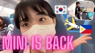 Back to the Philippines from Korea | Mini's comeback (ENG SUB)