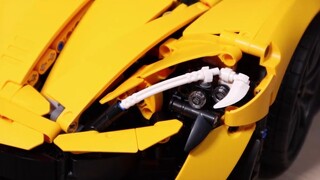 [First review] A young man spent 3k to buy a supercar! Lego McLaren P1 super detailed test @Lion