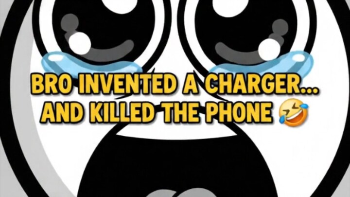 Best Bilibili Title:Stickman Invented a Charger… Then Killed His Phone 😂⚡Hashtags:#Stickman #Funny