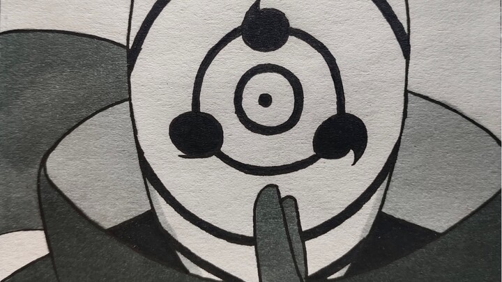 Ootsuchi’s painting process