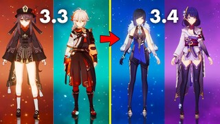 The Rerun Characters in 3.2 - 3.3 - 3.4