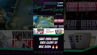 Reaksi Oura Lihat Evos Glory Ke MSC 2024!