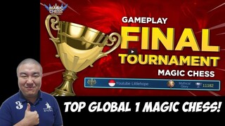 GAMEPLAY GRAND FINAL TURNAMEN EX TOP GLOBAL 1 MAGIC CHESS Banyak Ilmunya!! | CaRe #9