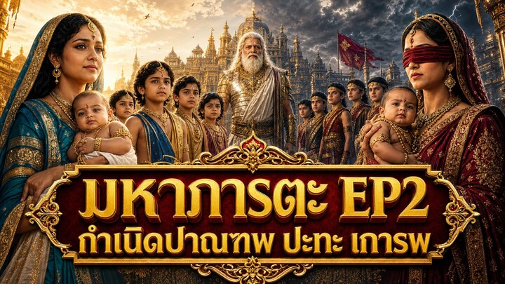 มหาภารตะ EP2 กำเนิดปาณฑพและเการพ จุดเริ่มต้นศึกสองสายเลือด | ตำนานเปิดผนึก