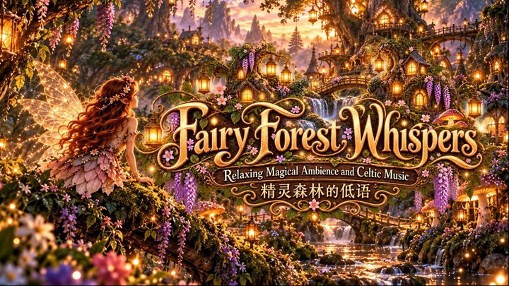 【1小时/1HR】精灵森林的低语 🧚‍♂️✨ 凯尔特奇幻魔法氛围音乐 | 专注 / 冥想 / 助眠 (Fairy Forest Whispers)