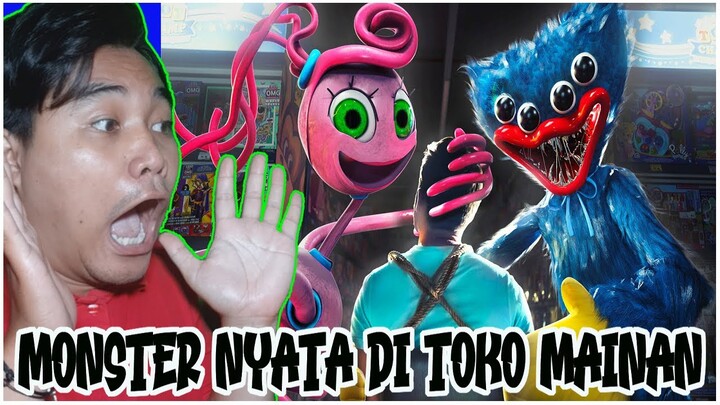 KISAH BANG BREWOK TERJEBAK DI TEMPAT MAINAN BERISI MONSTER HUGGY WUGGY & MOMMY LONG LEGS | REACTION