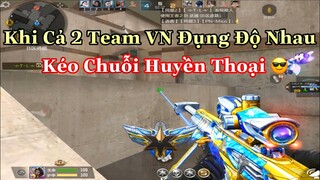 CF Mobile : Đi Chuỗi Huyền Thoại Gặp Ngay Team VN Cũng Bắn Chuỗi Căng Cănggg