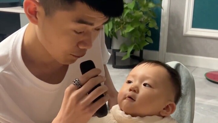 How does a well-meaning old dad train his son to call him "Dad"?