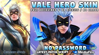Vale Blizzard Storm HERO Skin Script No Password | Full Sound & Full Effects | Mobile Legends