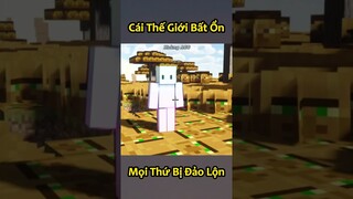 Anh Đen Xì Xì Vào Thế Giới Minecraft Đảo Ngược 🤣 #shorts