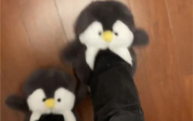 Sangat suka sandal baru saya