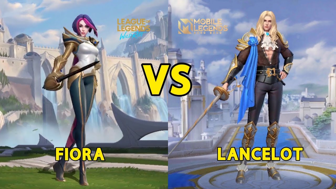 LANCELOT MLBB VS FIORA LOL WILD RIFT HERO SKILL EFFECT COMPARE BATTLE -  Bilibili