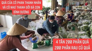 Cùng đồng hành với MTQ bà con góp công sức gởi quà quê cho bà con Bình Dương