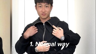 I really like this "4-hand jacket"